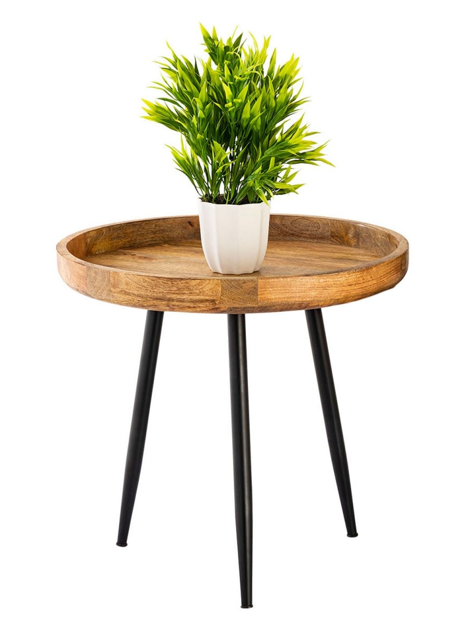 Side table - coffee table - 40 or 50cm - Wood - black