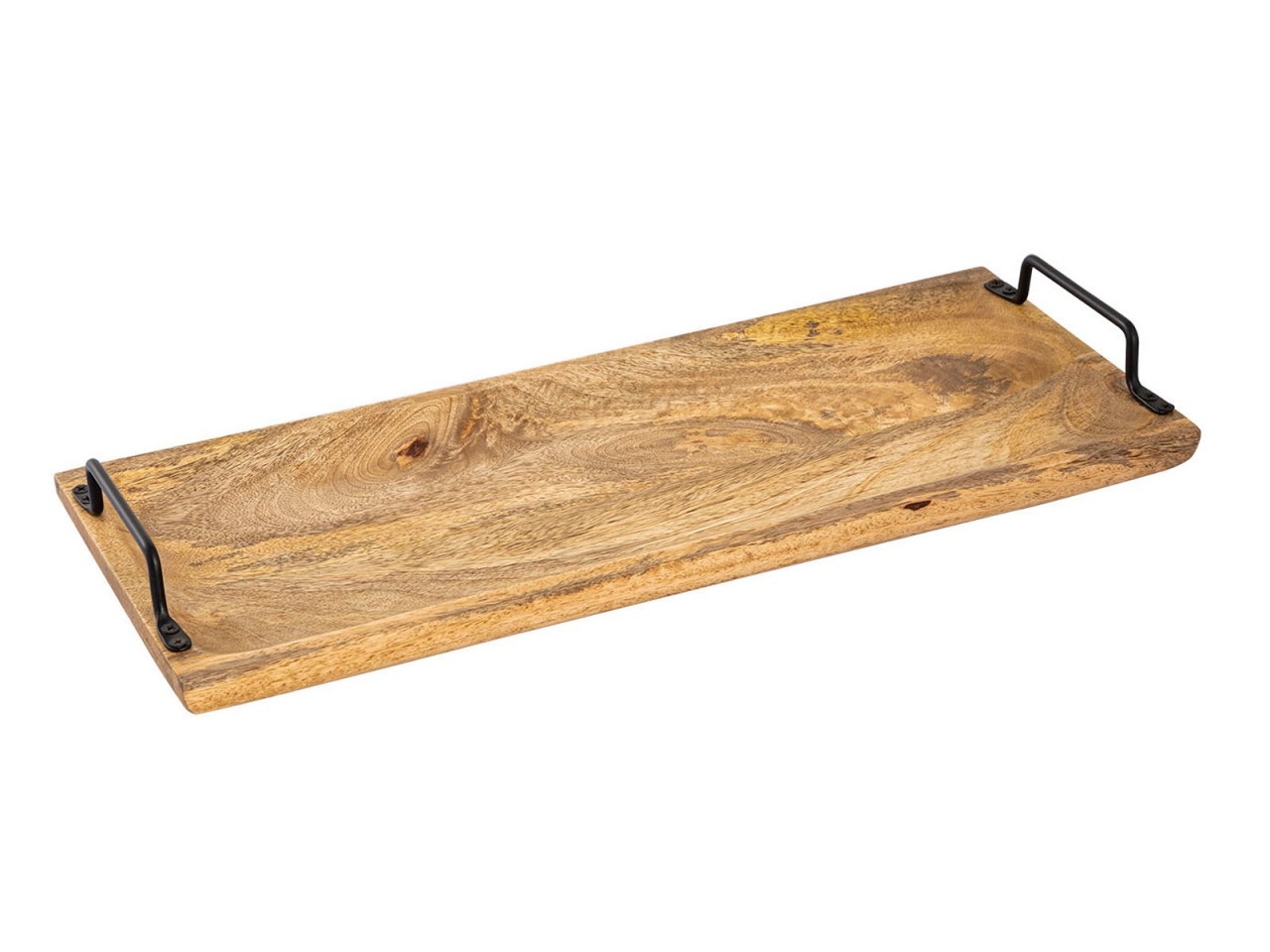 Parya Home - Houten Decoratief Dienblad - 50x20cm - Bruin - Mangohout
