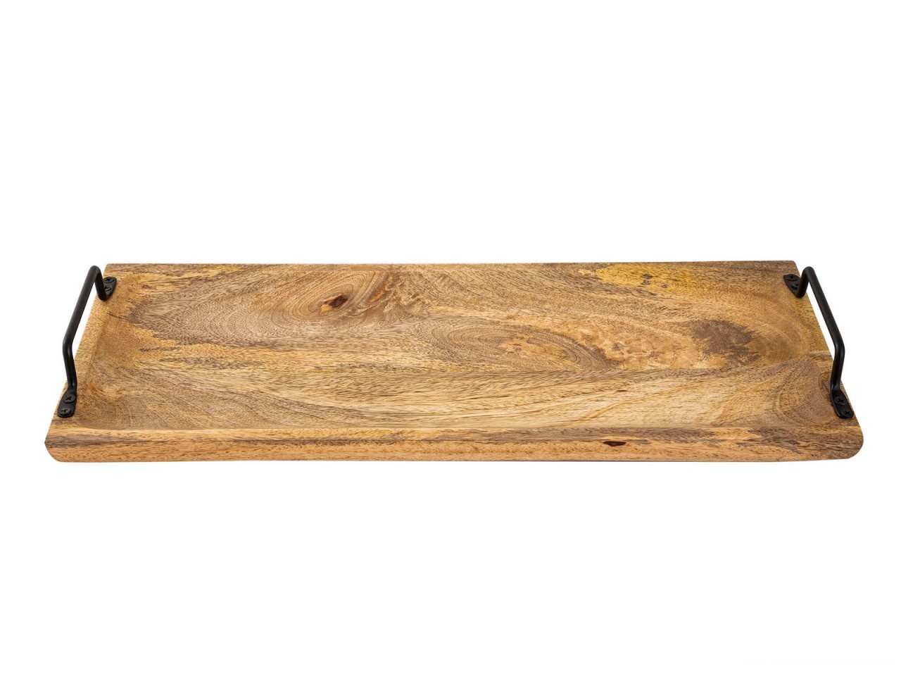 Parya Home - Houten Decoratief Dienblad - 50x20cm - Bruin - Mangohout