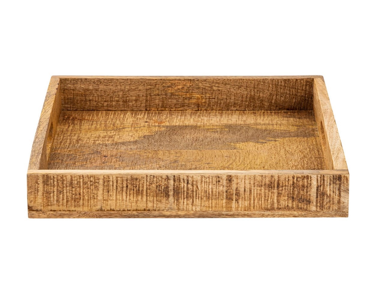 Parya Home - Houten Dienblad - Decoratief Serveerblad -40x40cm - Bruin - Mangohout
