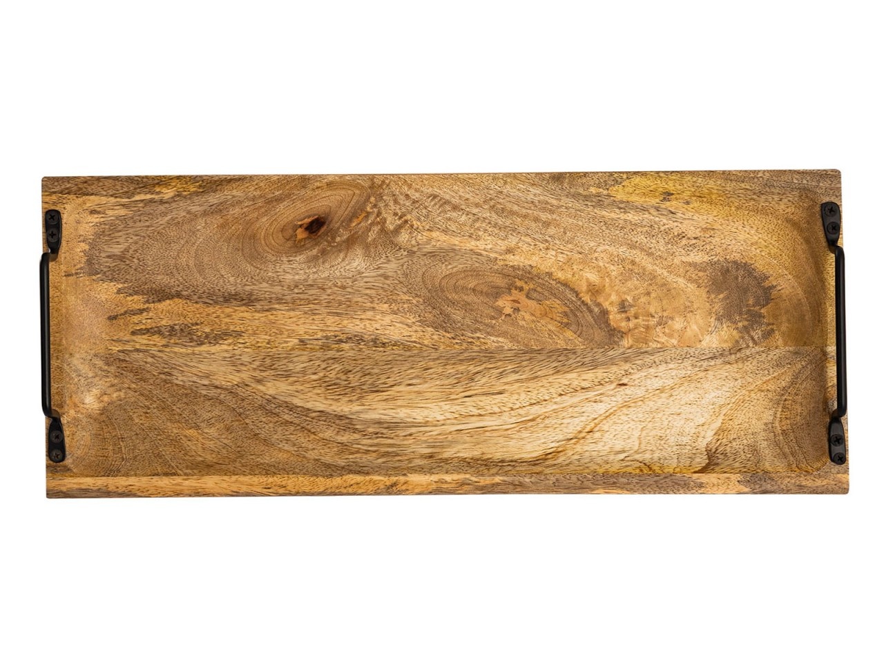 Parya Home - Houten Decoratief Dienblad - 50x20cm - Bruin - Mangohout