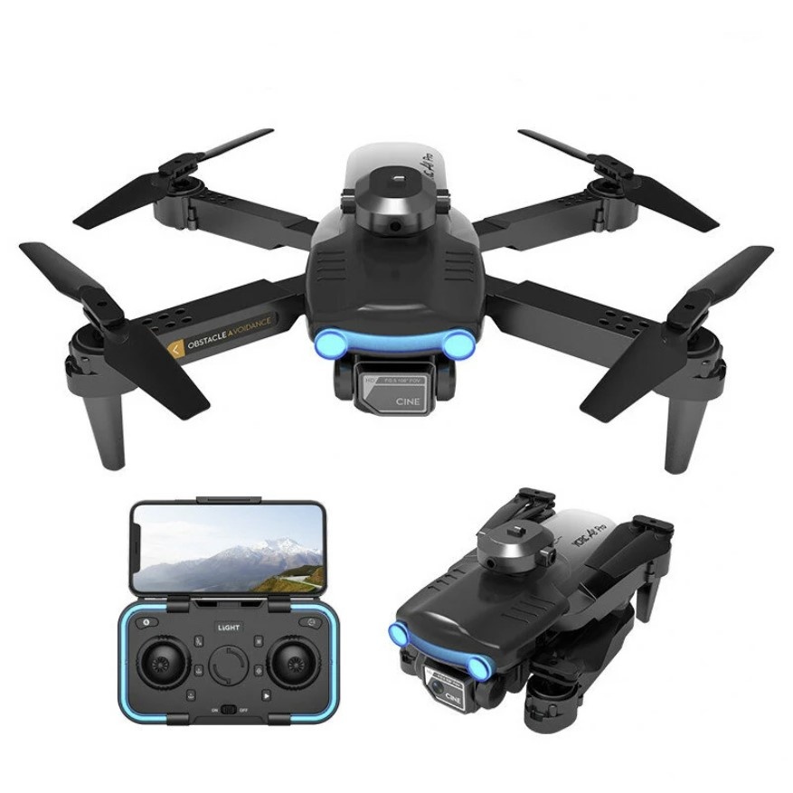 Parya Official Drone Avoidance - Drone Met 4K Dual Camera - Zwart