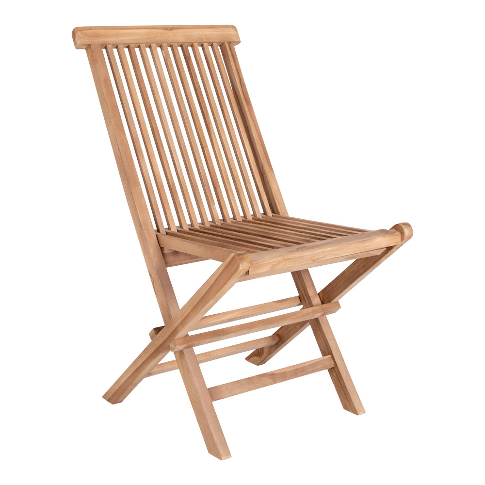Toledo Teak Gartenstuhl- Esszimmerstuhl - 2er Set - Teak