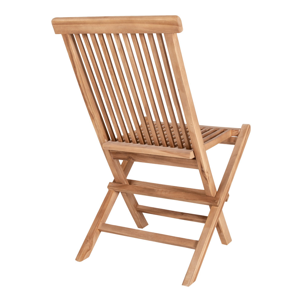 Toledo Teak Gartenstuhl- Esszimmerstuhl - 2er Set - Teak