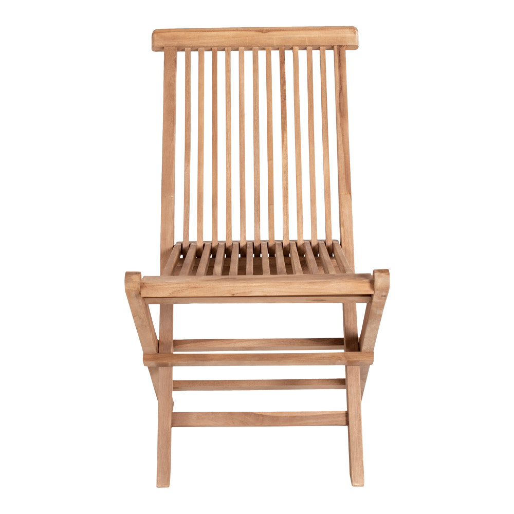 Toledo Teak Gartenstuhl- Esszimmerstuhl - 2er Set - Teak