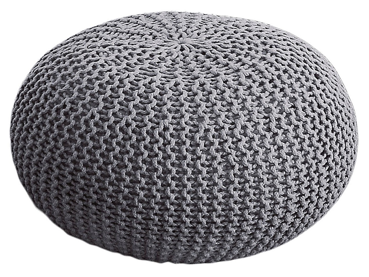 Zittende Pouf PREMIUM-55cm - Voor buiten en binnen - Grijs