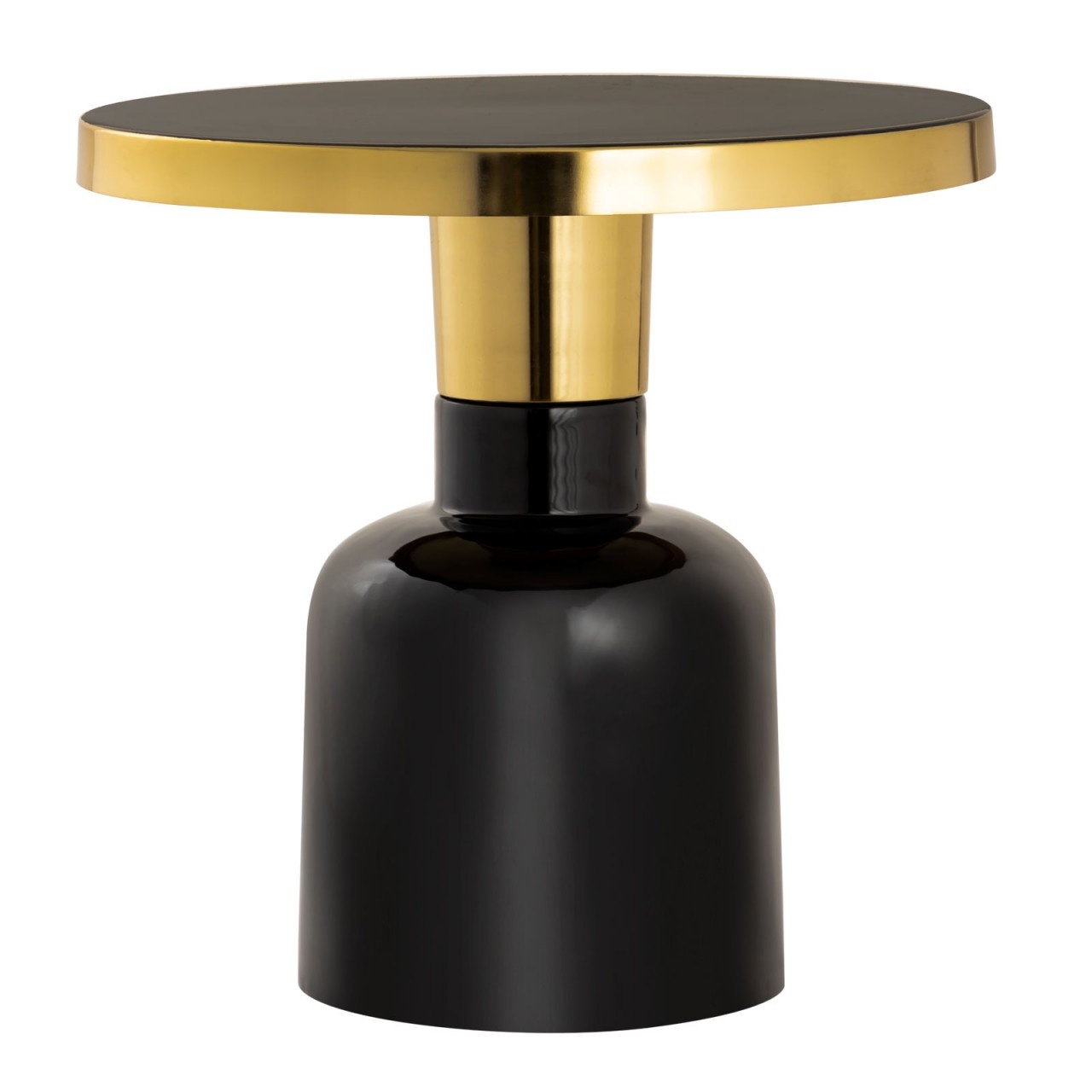 Parya Home -Side table round 45 x 45 cm - Decorative table - Metal - Black