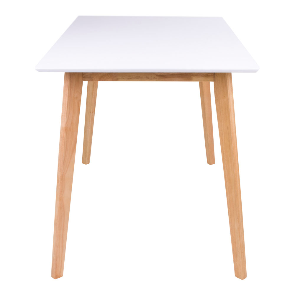 Vojens Esstisch - Tisch in weiß und natur - 120x70xh75 cm