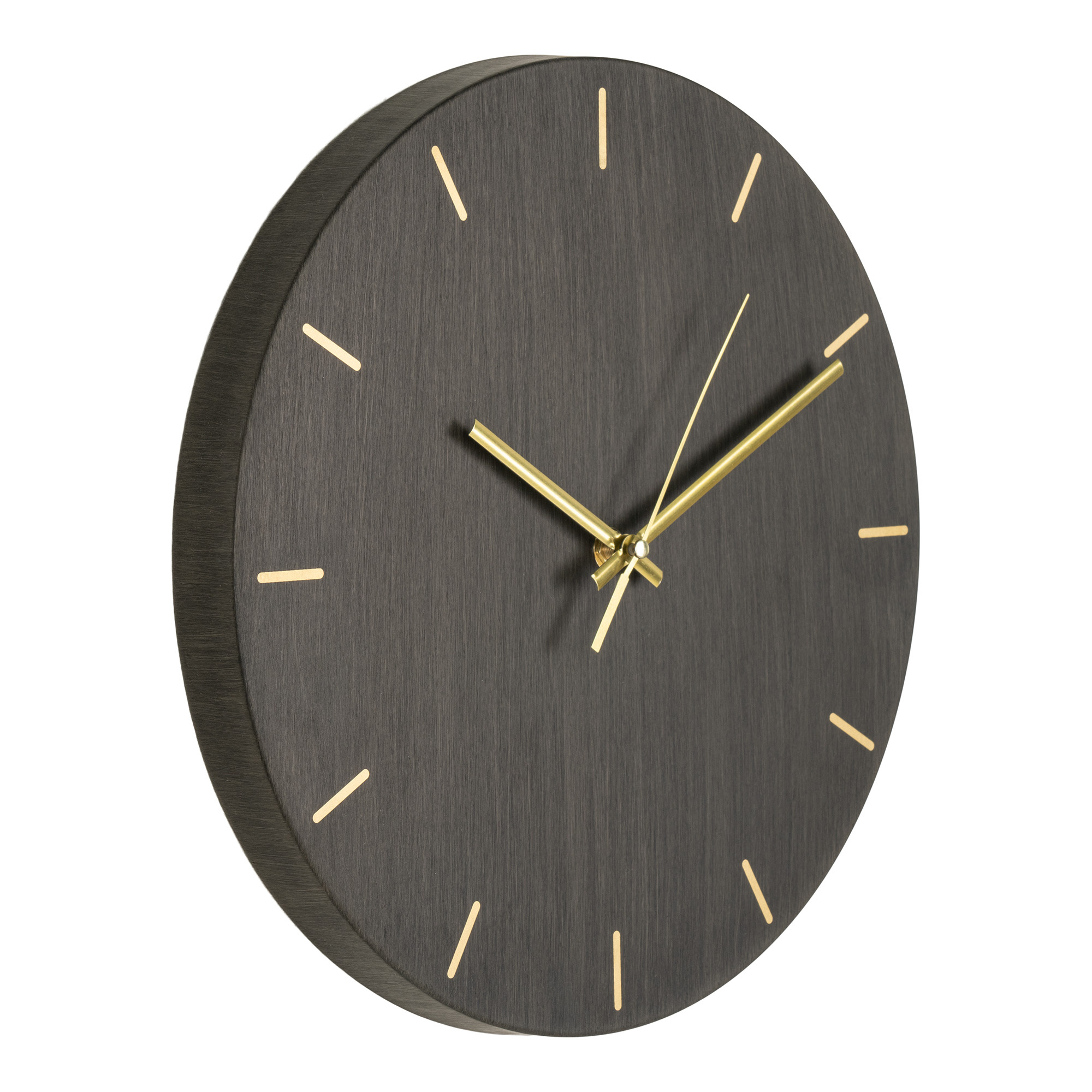 Asti Wandklok - Houtstructuur- 30 cm - Hout