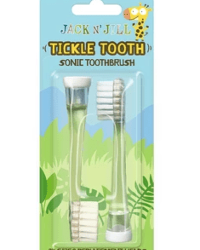 Jack & Jill Set van 2 opzetborsteltjes voor de Tickle Tooth