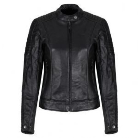 Motogirl Valerie Leather Jacket Black