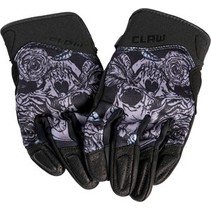 CLAW Speedy Summer Glove Skull Black/Grey