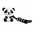 Pandasia Panda lanyard met led lampje