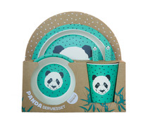 Panda bamboe serviesset Panda bamboe serviesset