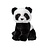 Pandasia Re-Pets panda Large