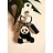 Pandasia Metal key ring with panda