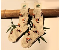 Ouwehand Rode panda sokken