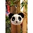 Pandasia Panda fluffy keychain