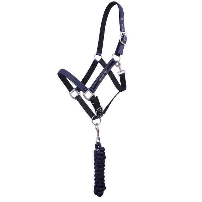 QHP Halsterset Metallic glitz