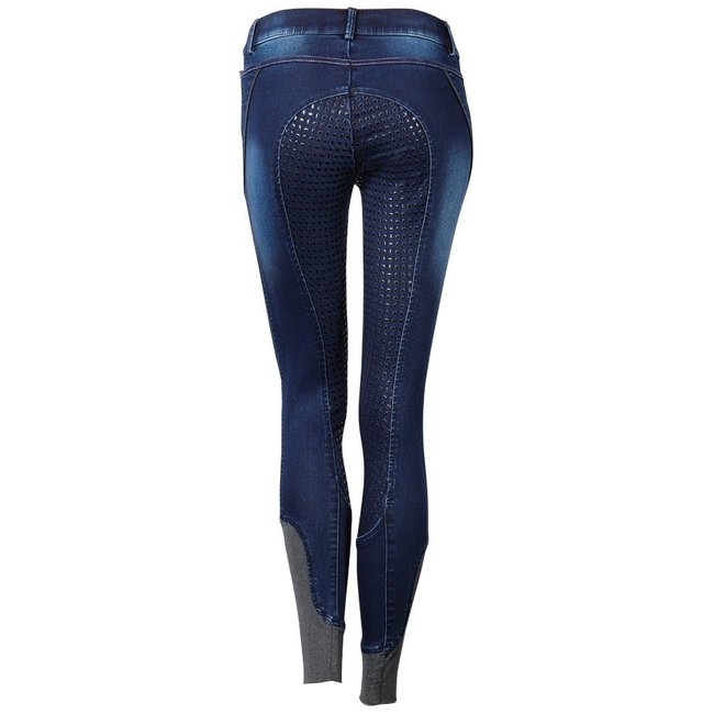 Harry's Horse Harry's Horse Rijbroek denim greyton full grip