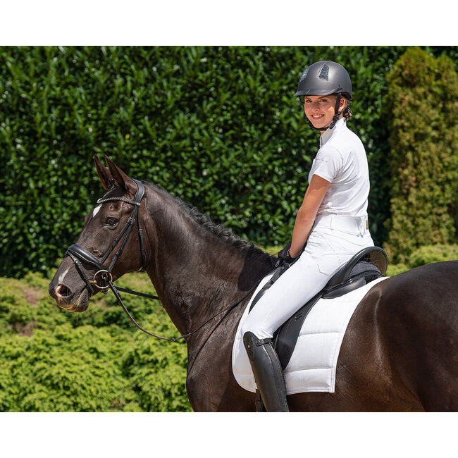 QHP QHP Rijbroek Liva anti-slip zitvlak zwart mt.42