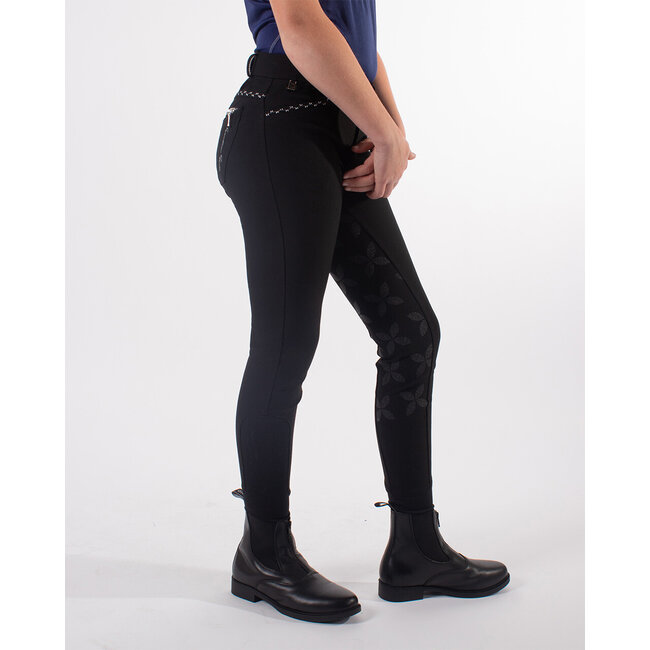 QHP QHP Rijbroek Lauren Junior anti-slip zitvlak