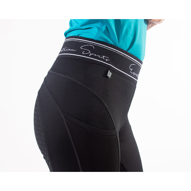 QHP QHP Rijbroek pull-on Jodie anti-slip zitvlak