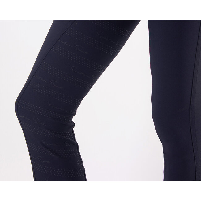 QHP QHP Rijbroek Zarah anti-slip zitvlak 34 Navy