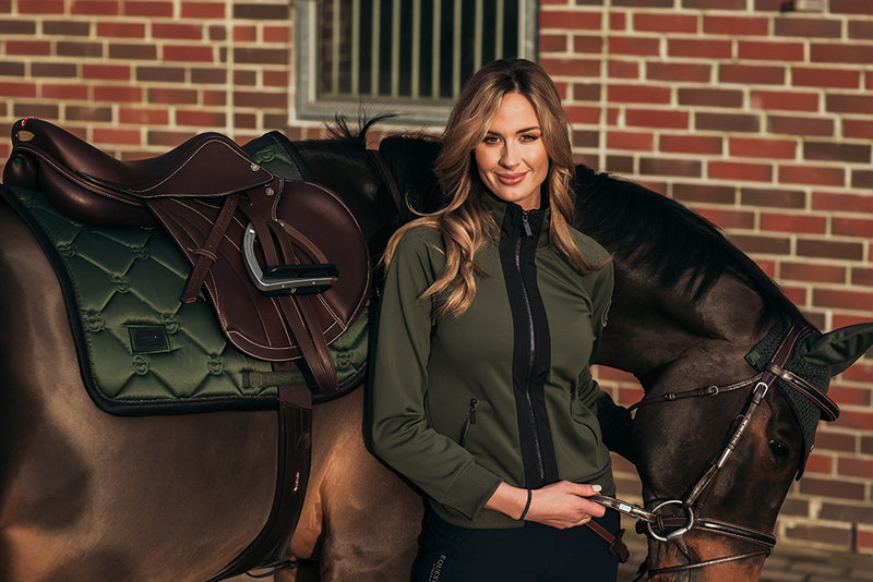 equestrian fleece jacket