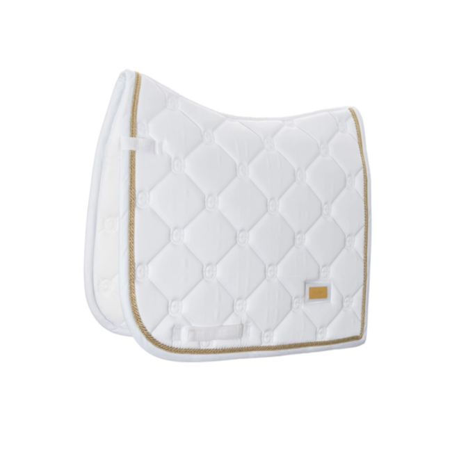 Equestrian Stockholm Equestrian Stockholm Zadeldek White Perfection Gold