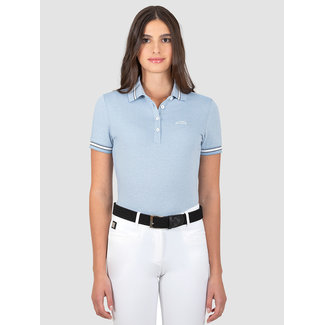 Equiline Equiline Poloshirt Tempo Libero Sky Blue XS