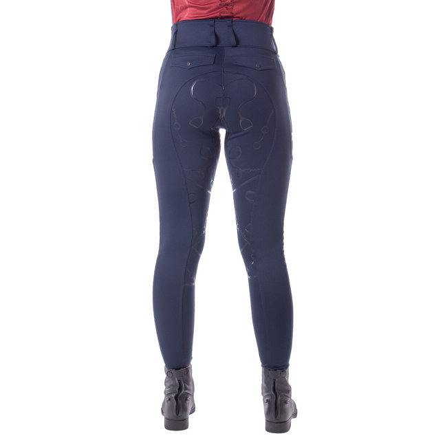 QHP QHP Rijlegging Sandrine full grip 36 Navy