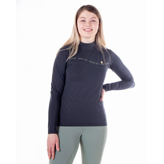 QHP QHP Sportshirt Equestrian Dream  Iron Grey 40