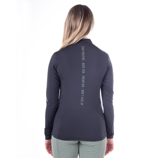 QHP QHP Sportshirt Equestrian Dream  Iron Grey 40