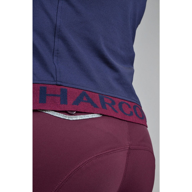 Harcour Harcour Pepita technical polo L Navy