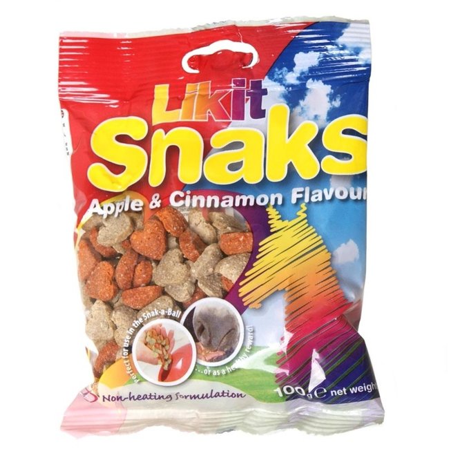 Likit Likit Snaks 100gr appel/kaneelpaardensnoepjes