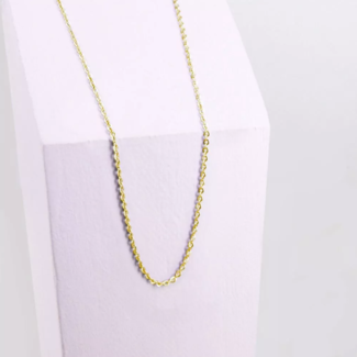 Ponytail & Co Ketting met platte ovale schakel