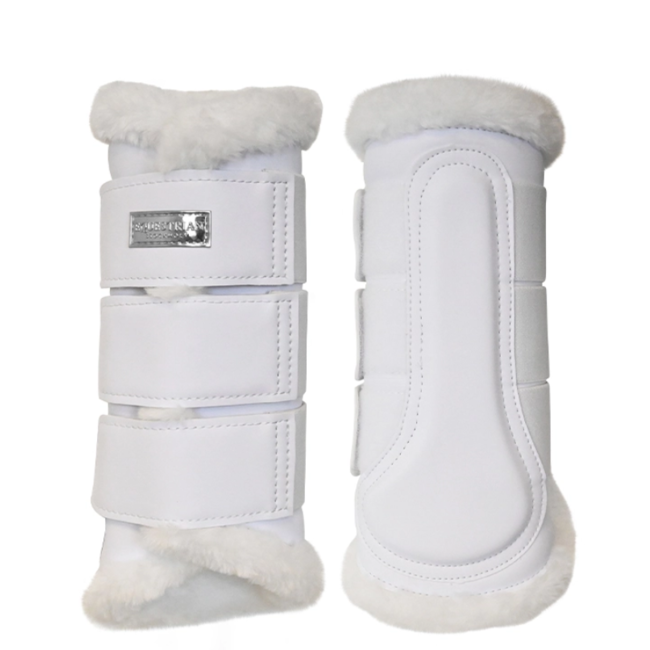 Equestrian Stockholm Equestrian Stockholm Brushing Boots White Silver