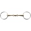 Harry's Horse Watertrens gold brass dubbelgebroken o-link 20mm