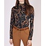 Montar Haily bridle print long sleeve polo