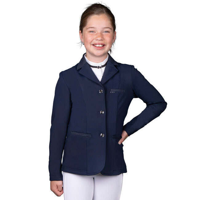QHP QHP Wedstrijdjas Kae Junior S/S 2024 164 navy