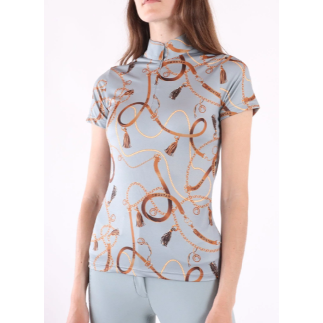 Montar Haily bridle print Short sleeve polo