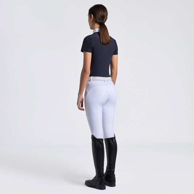 Cavalleria Toscana CT Kids Jersey S/S Button Competition Polo 10 Jaar