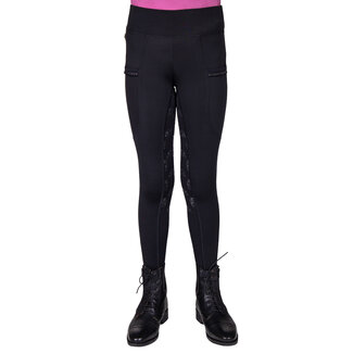QHP Rijlegging Lissie Junior full grip A/W 2024 Zwart 140