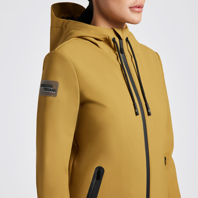 Cavalleria Toscana CT Thermal Hooded Performance Softshell Jacket A/W 24 Mustard S