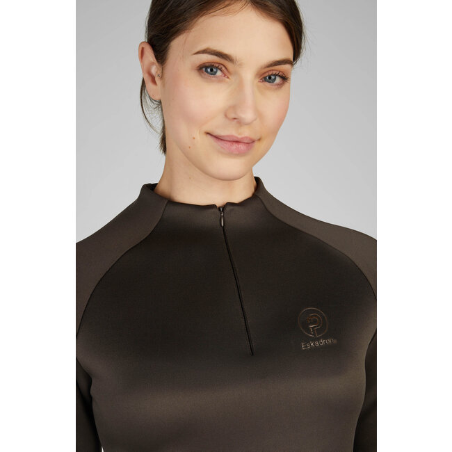 Eskadron Shirt Half Zip Platinum