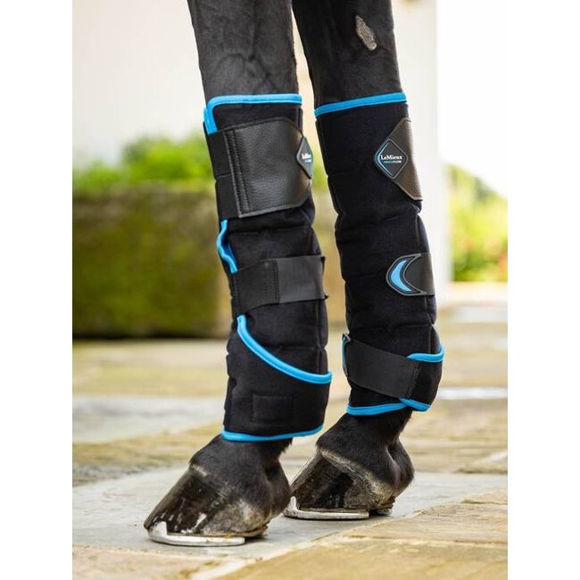 LeMieux Lemieux Freeze Flow Ice Boot Front Black
