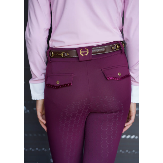 Joline Joline Rijbroek Burgundy red