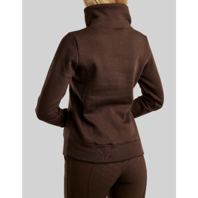 Montar Naja side neckzipper rosegold crystals S Brown