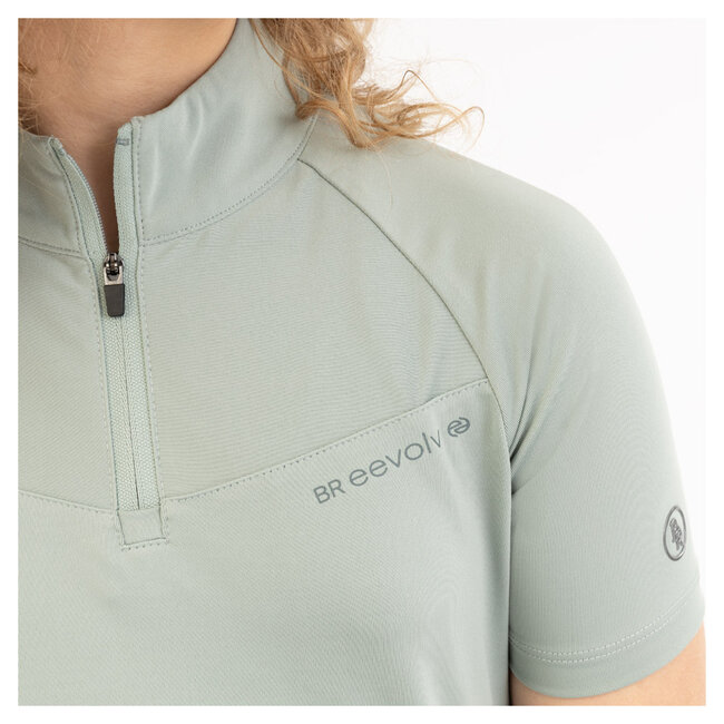 BR BR Eevolv zip-up shirt Iselin S/S2025 128 Coral Almond
